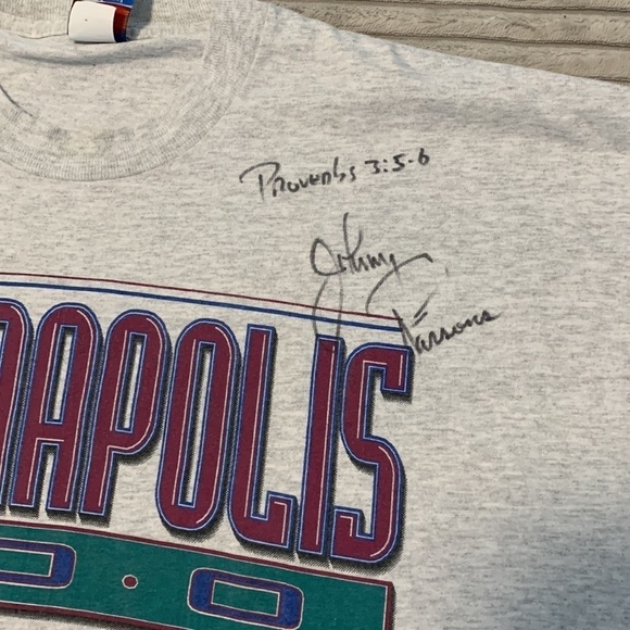 Indianapolis 500 T-Shirt Signed by Johnny Parsons - Picture 2 of 9